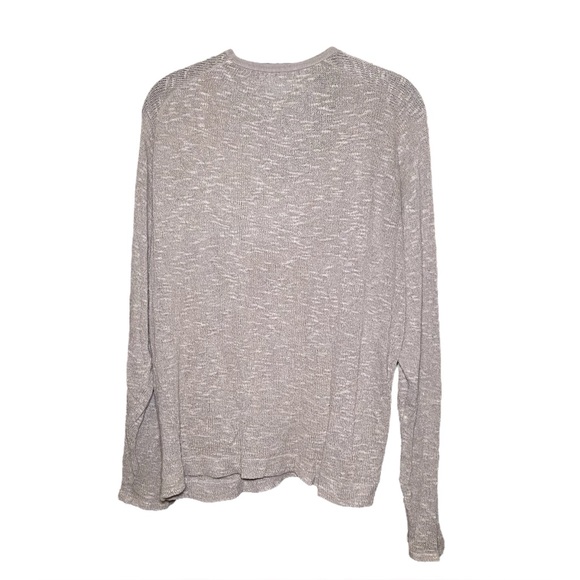 C&C California Lightweight Slub Knit Long Sleeve Tee Neutral Large - Picture 2 of 3